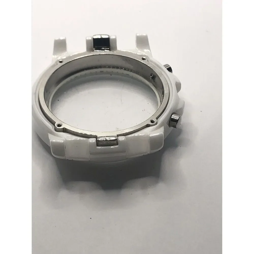 Michael Kors Watch Parts Case Only White Ceramic W/Crystal 40mm GY383